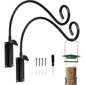 Hanging Plant Bracket, Iron Plant Hanger with Screwdriver